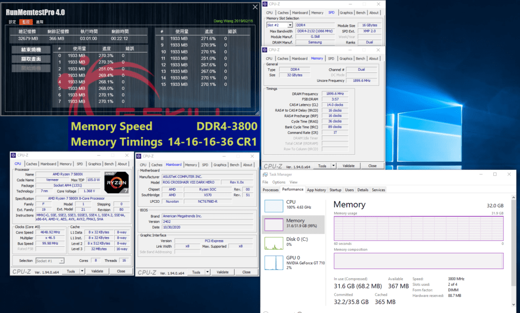 G.SKill Trident Z Neo DDR4 Memory Kits For AMD Ryzen 5000 Desktop CPUs_2