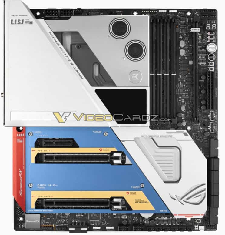 ASUS ROG Maximus XII Gundam Motherboard Z490 Series