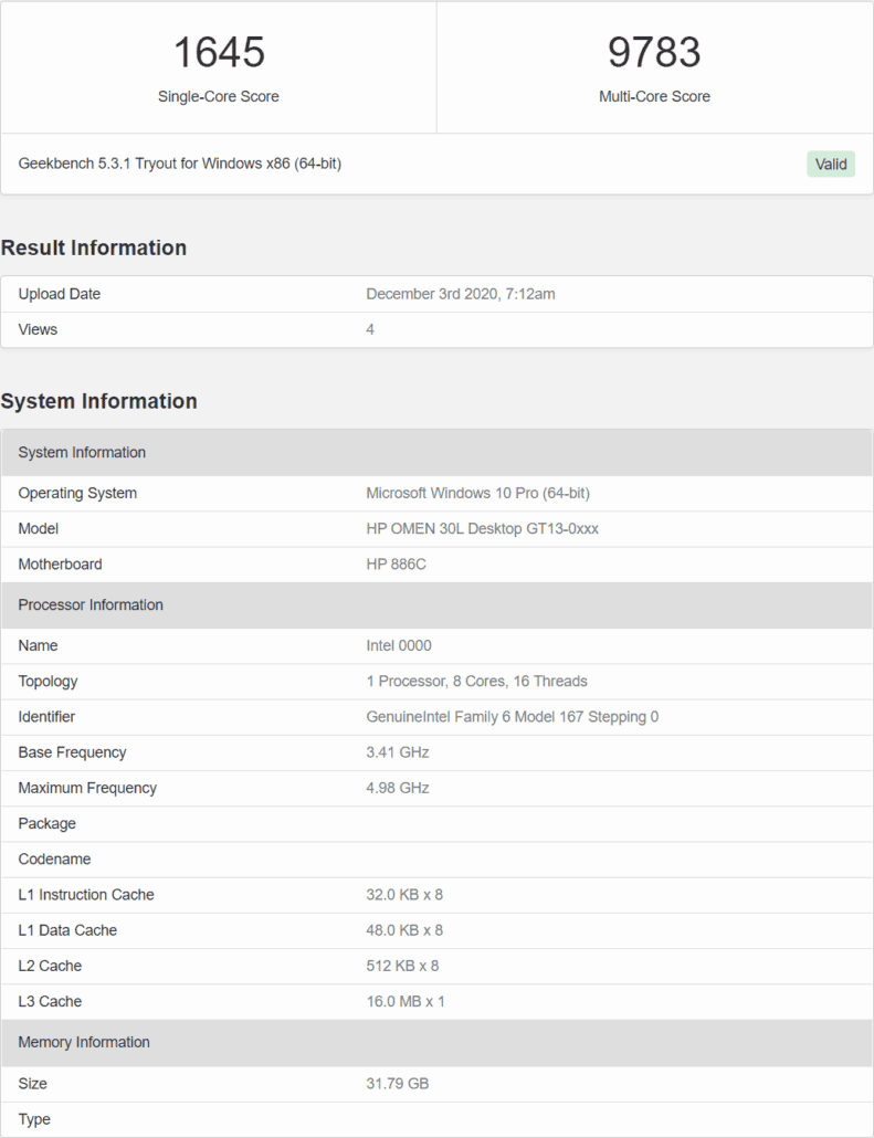 Intel Rocket Lake Core i9-11900K 8 Core & 16 Thread 5.0 GHz CPU Benchmarks Leak Out