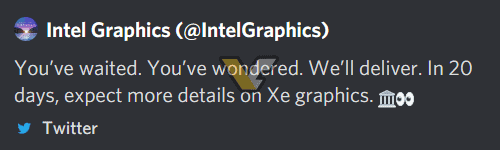 A tweet from Intel's Graphics account (now deleted) states that we can expect more info on its next-generation Xe graphics by mid of August.