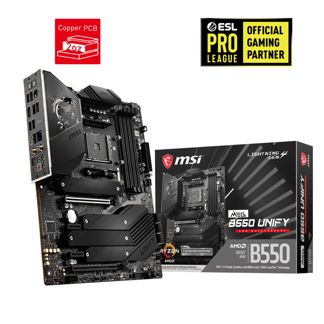 MSI MEG B550 Unify Motherboard For AMD Ryzen 5000 Desktop CPUs_1